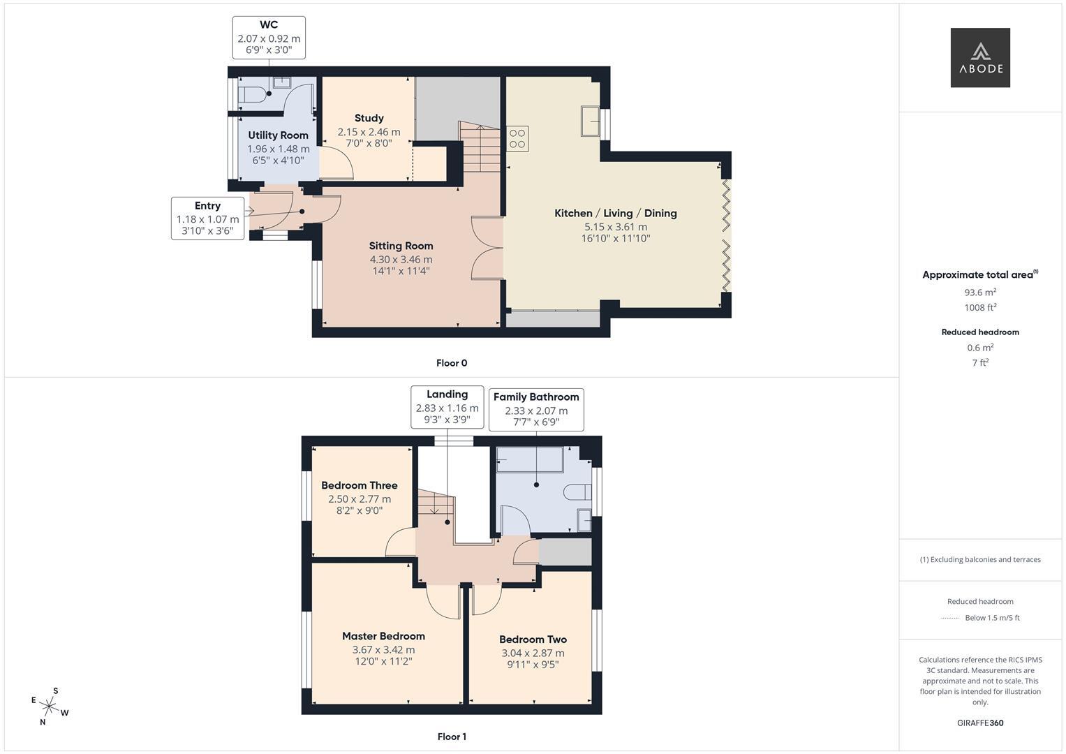 Temple Close, Stretton floorplan