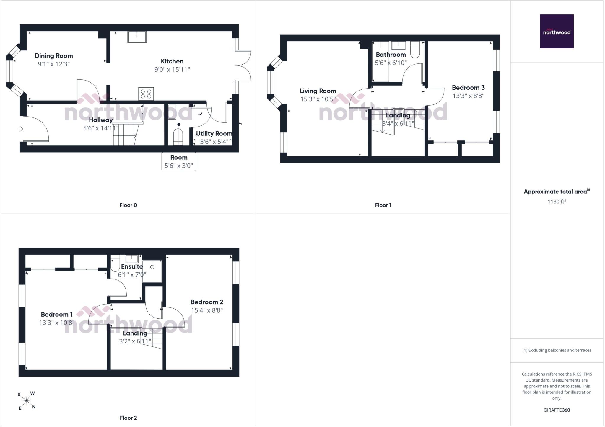 Wye Close, Hilton, Derby, DE65 floorplan