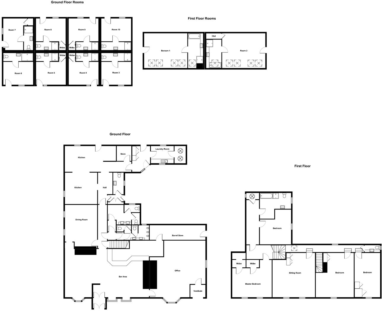 The Bell Inn, Newmarket Road, Kennett floorplan