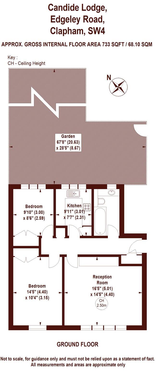Candide Lodge, London floorplan