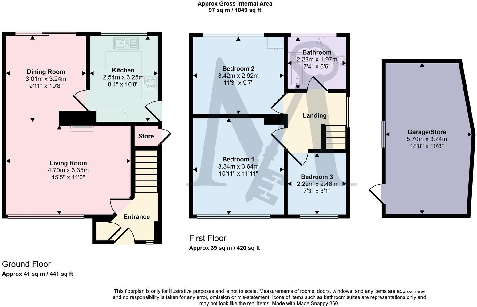 Holyoake Drive, Heather, Coalville floorplan