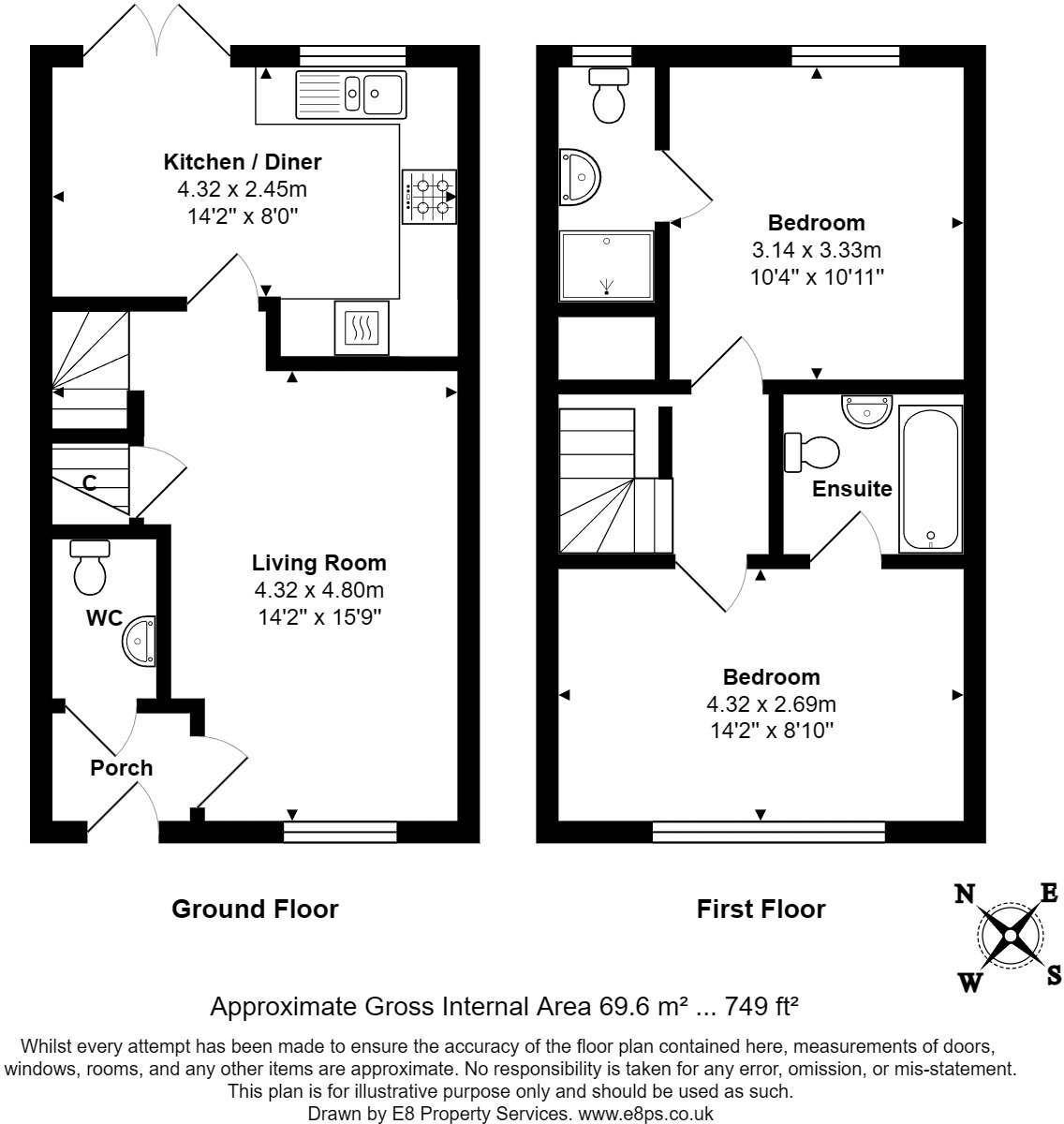 Further Wore, Radley floorplan