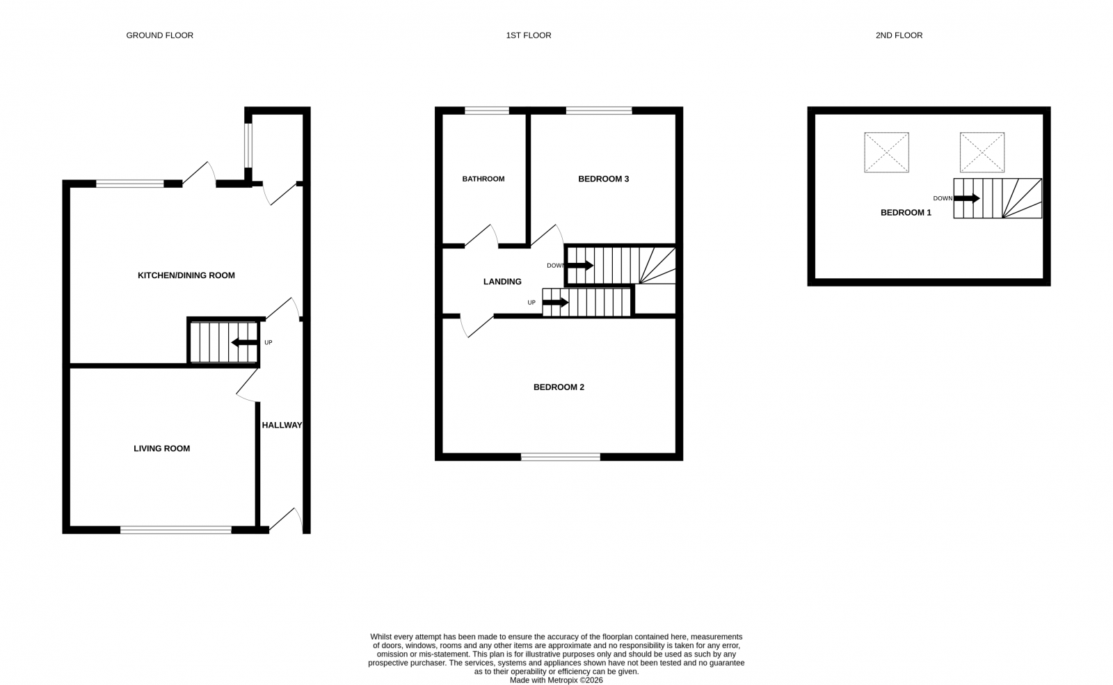 36A Howden Clough Road, Morley, West Yorkshire, LS27 floorplan
