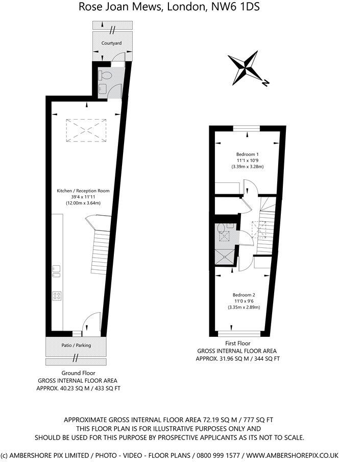 Rose Joan Mews, London, NW6 floorplan
