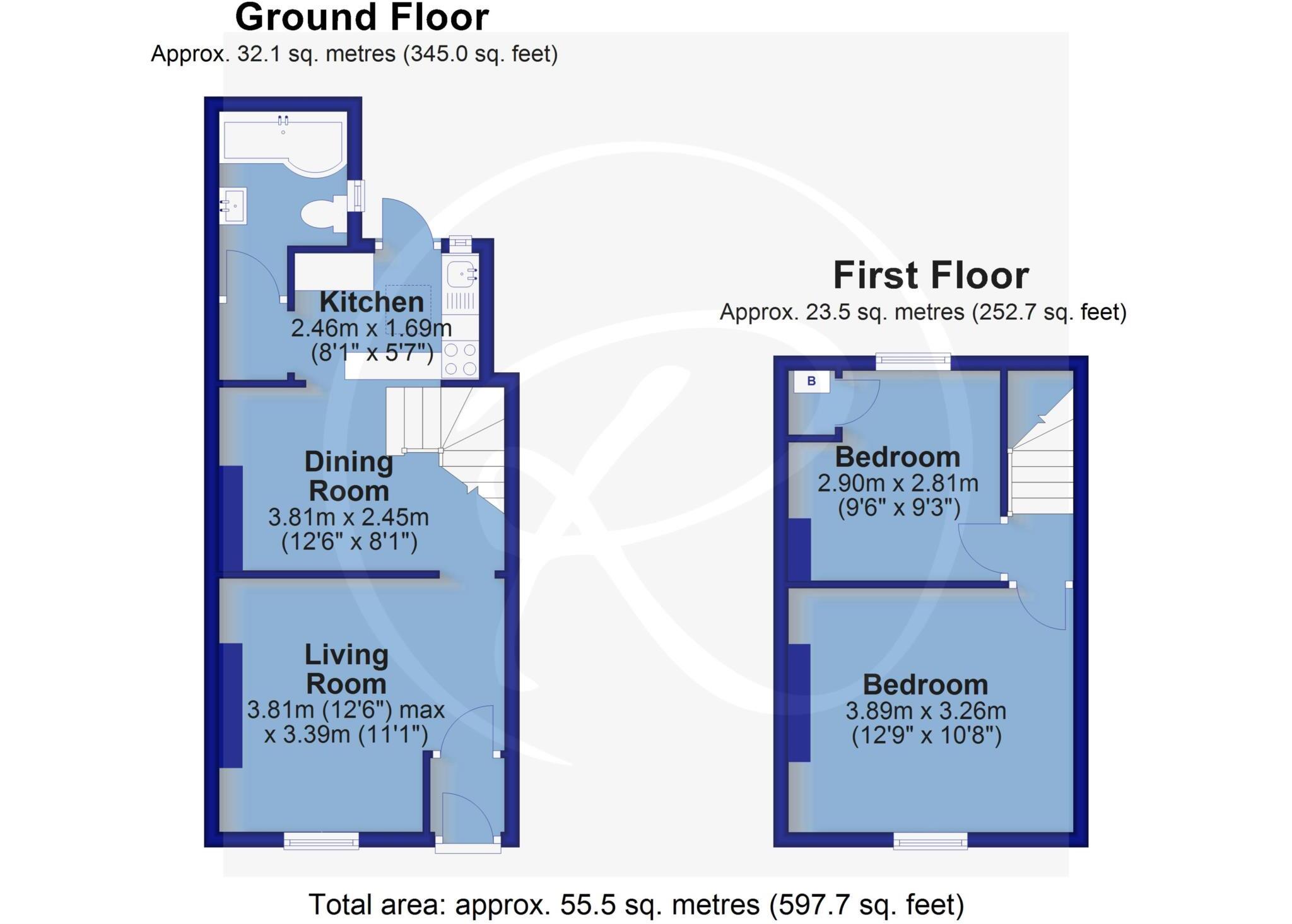 Elmscott Terrace, Bideford floorplan