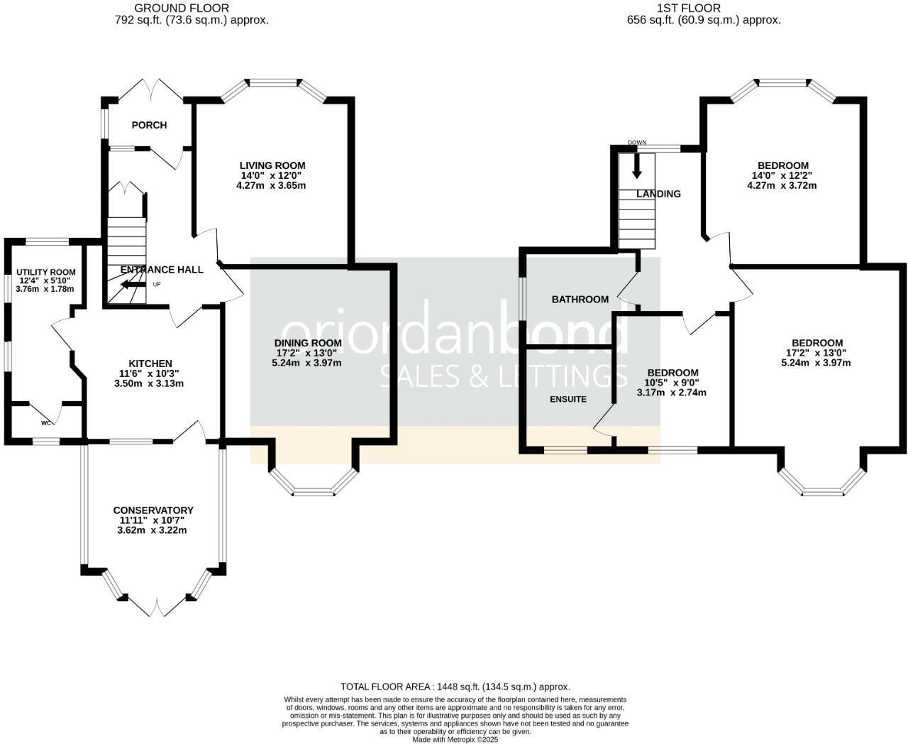 Meadway, Weston Favell Village, Northampton NN3 floorplan