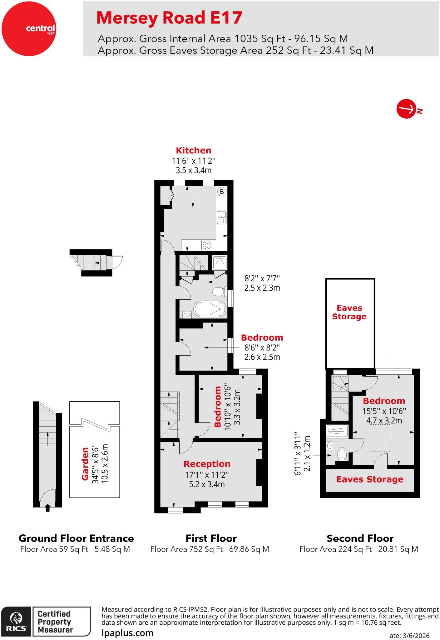 Mersey Road, Walthamstow, London, E17 floorplan