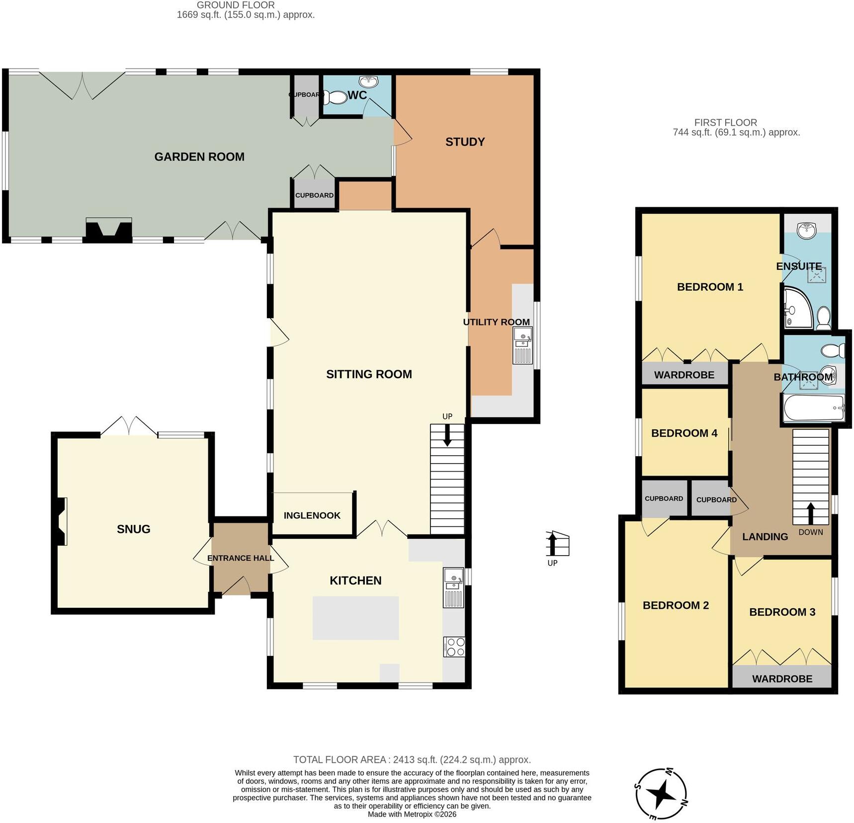 Stretcholt, Bridgwater, TA6 floorplan