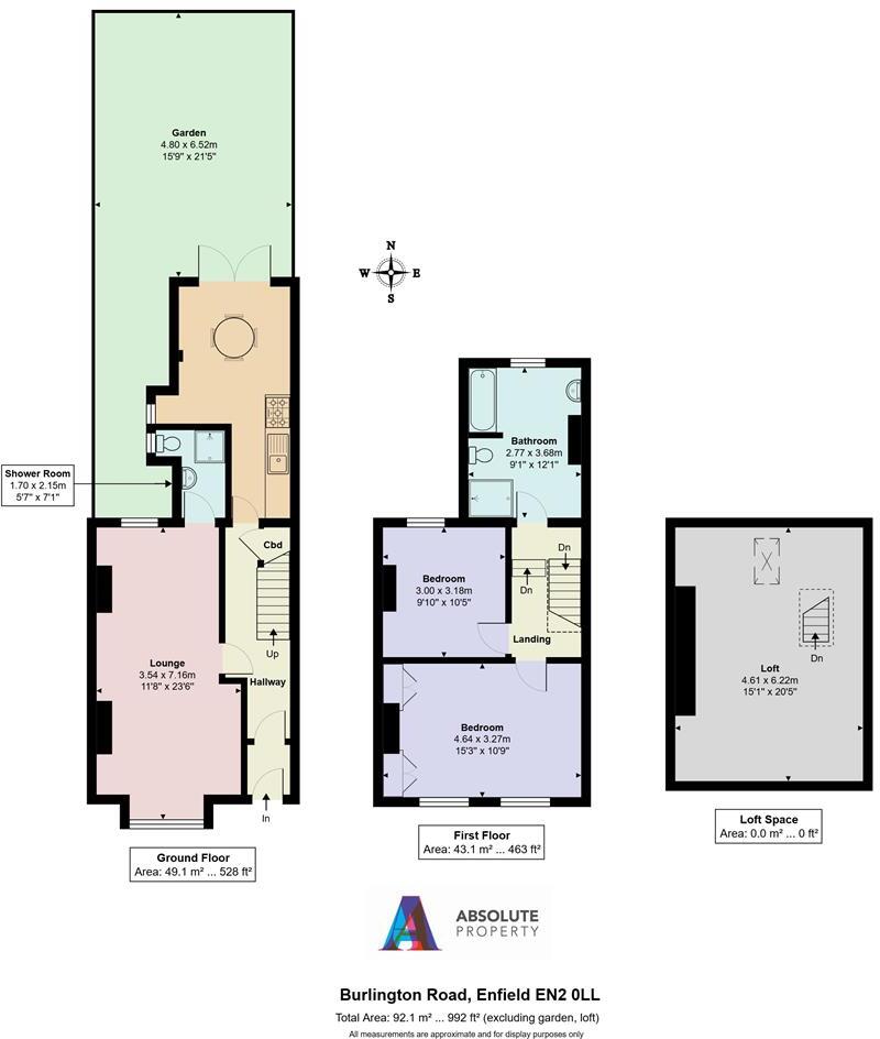 Burlington Road, Enfield floorplan