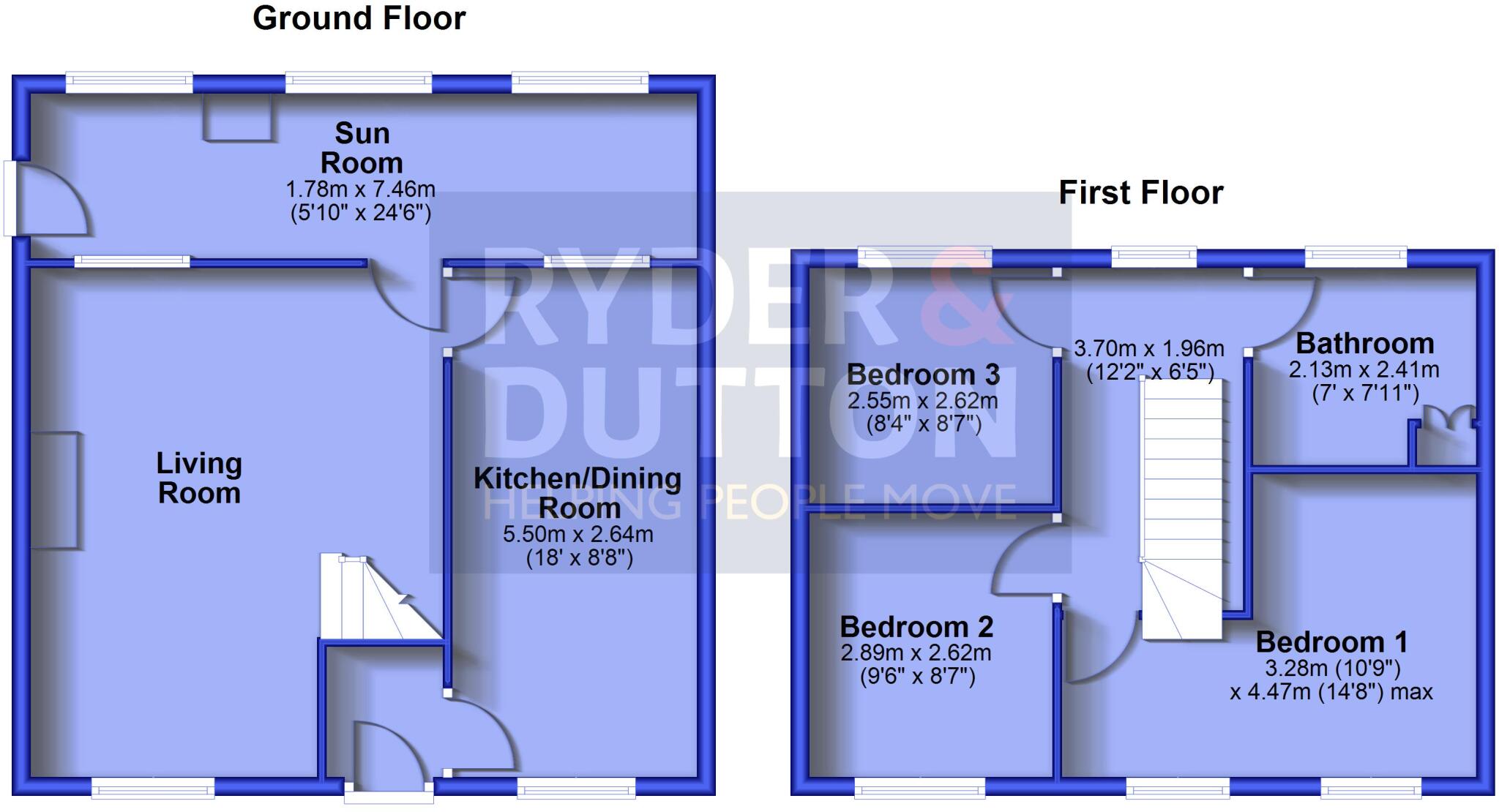 Swallow Lane, Golcar, Huddersfield, West Yorkshire, HD7 floorplan