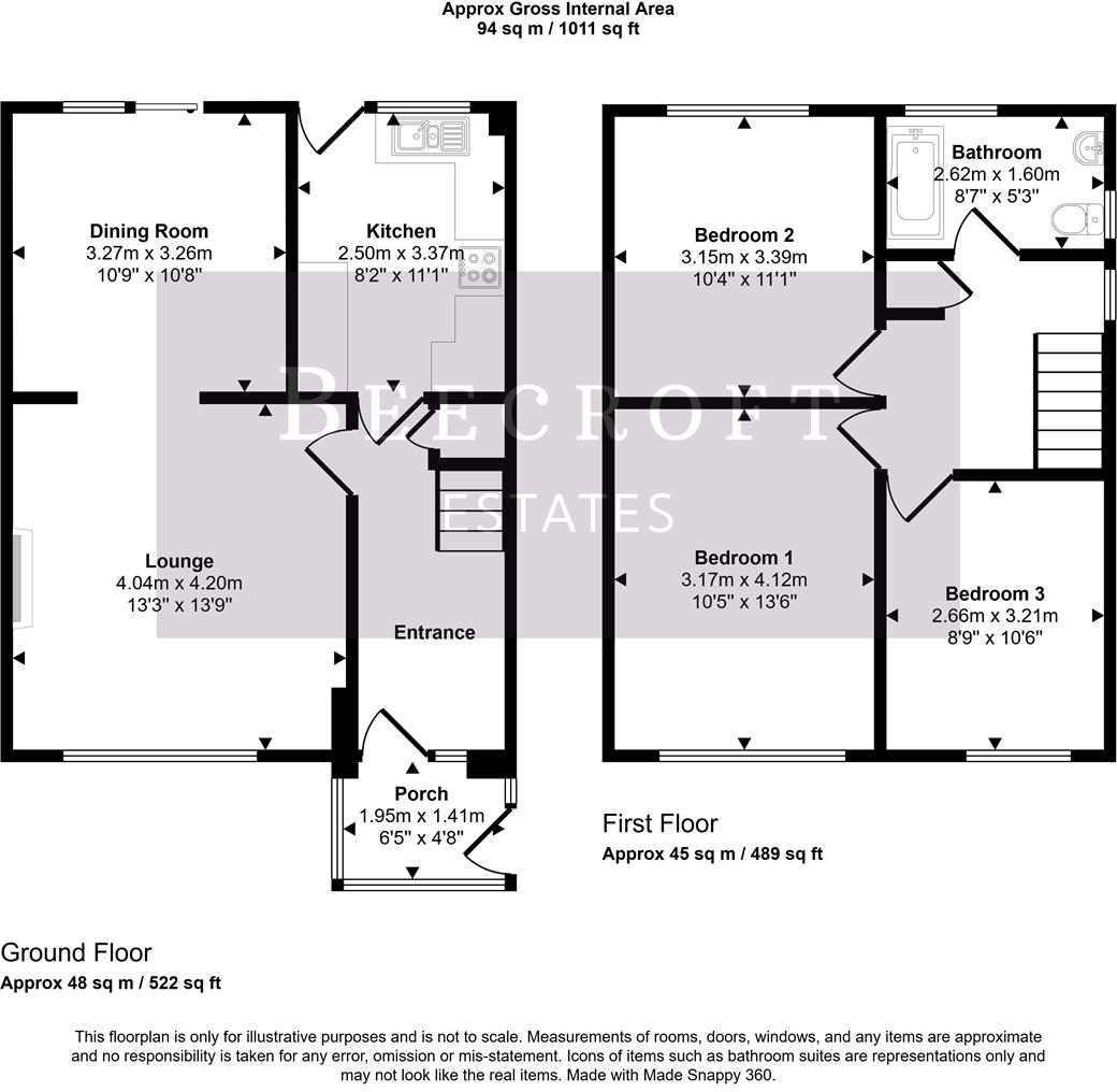 Harlington Road, Mexborough floorplan