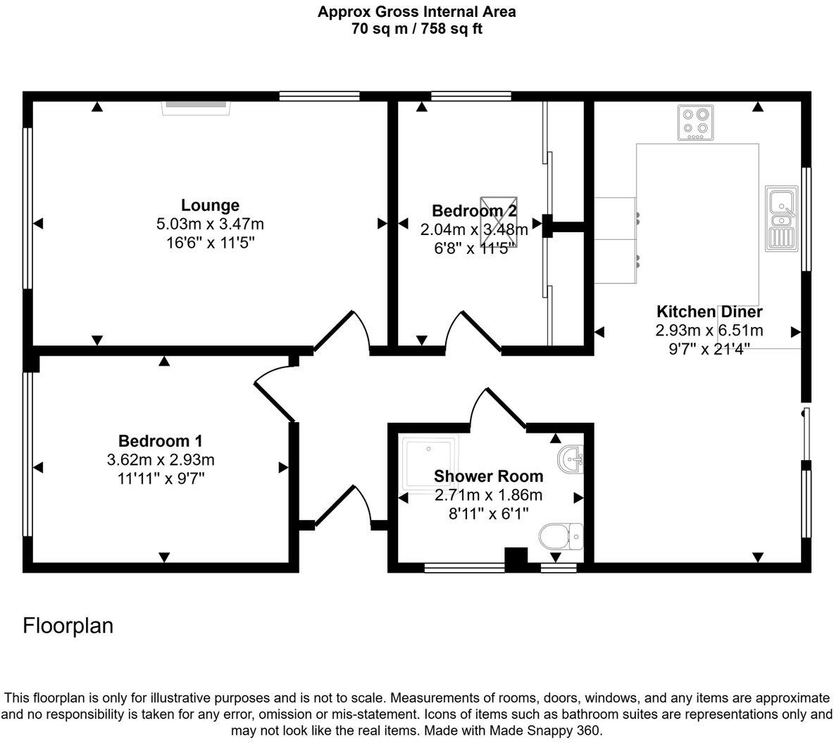 Tirril Way, Nunthorpe floorplan
