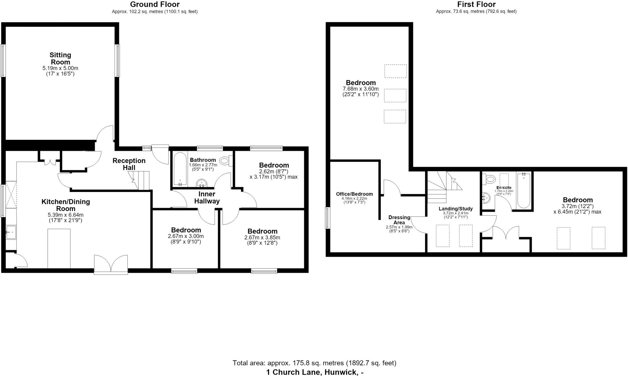 Church Lane, Crook, DL15 floorplan