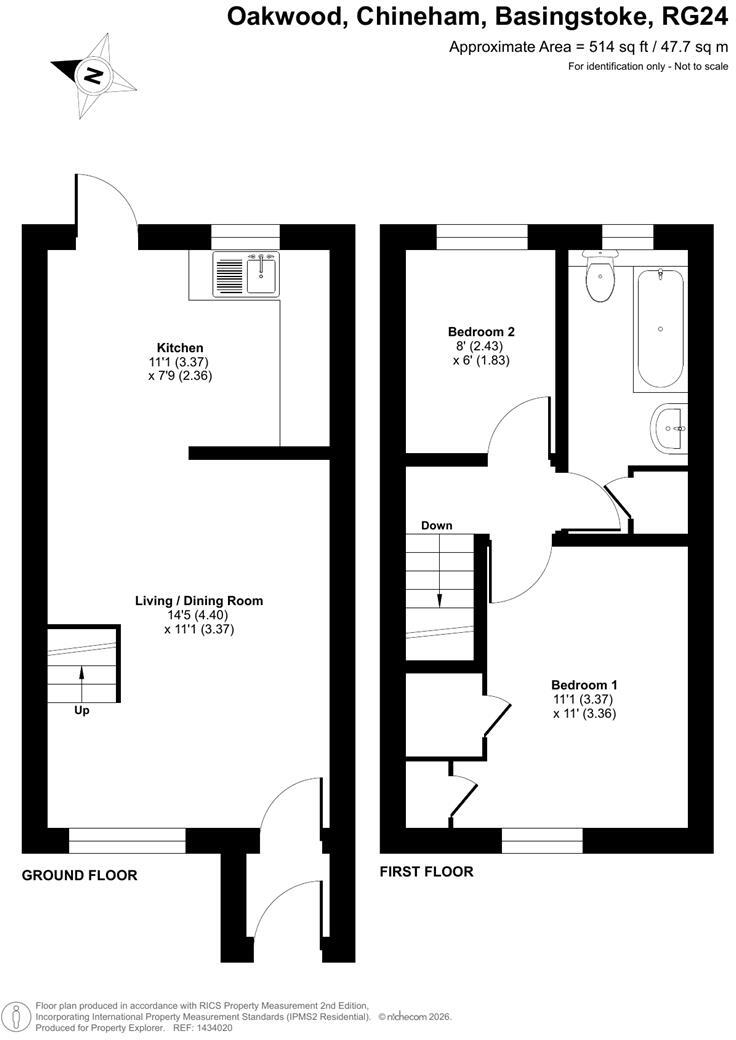 Oakwood, Chineham, RG24 floorplan