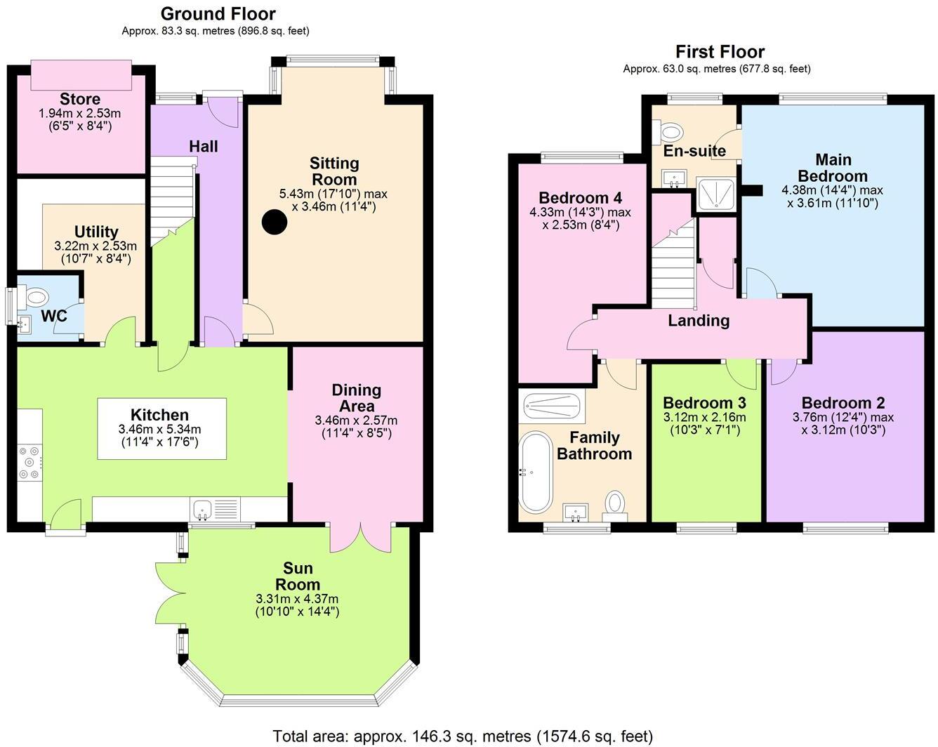 Coronation Road, Little Crakehall, Bedale floorplan