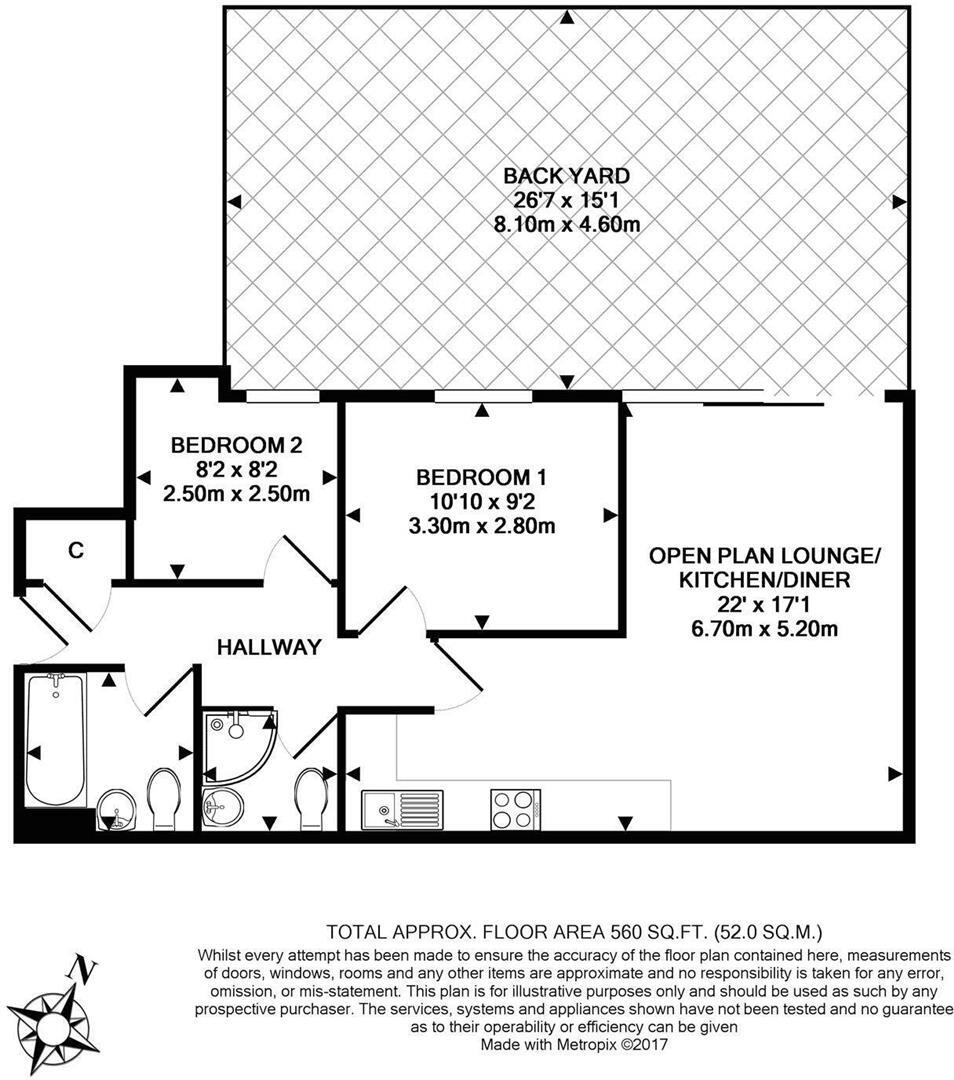 Falcon Heights, Falcon Road, London SW11 floorplan