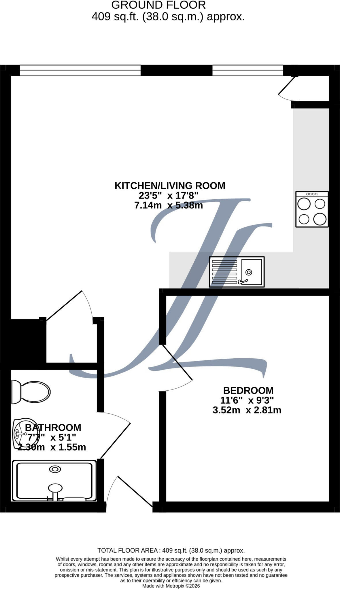 Kings Edwards Wharf, 25 Sheepcote Street, Brindley Place floorplan