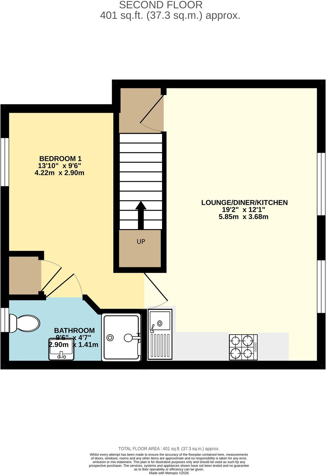 Burgess Road, Southampton, Hampshire, SO16 floorplan