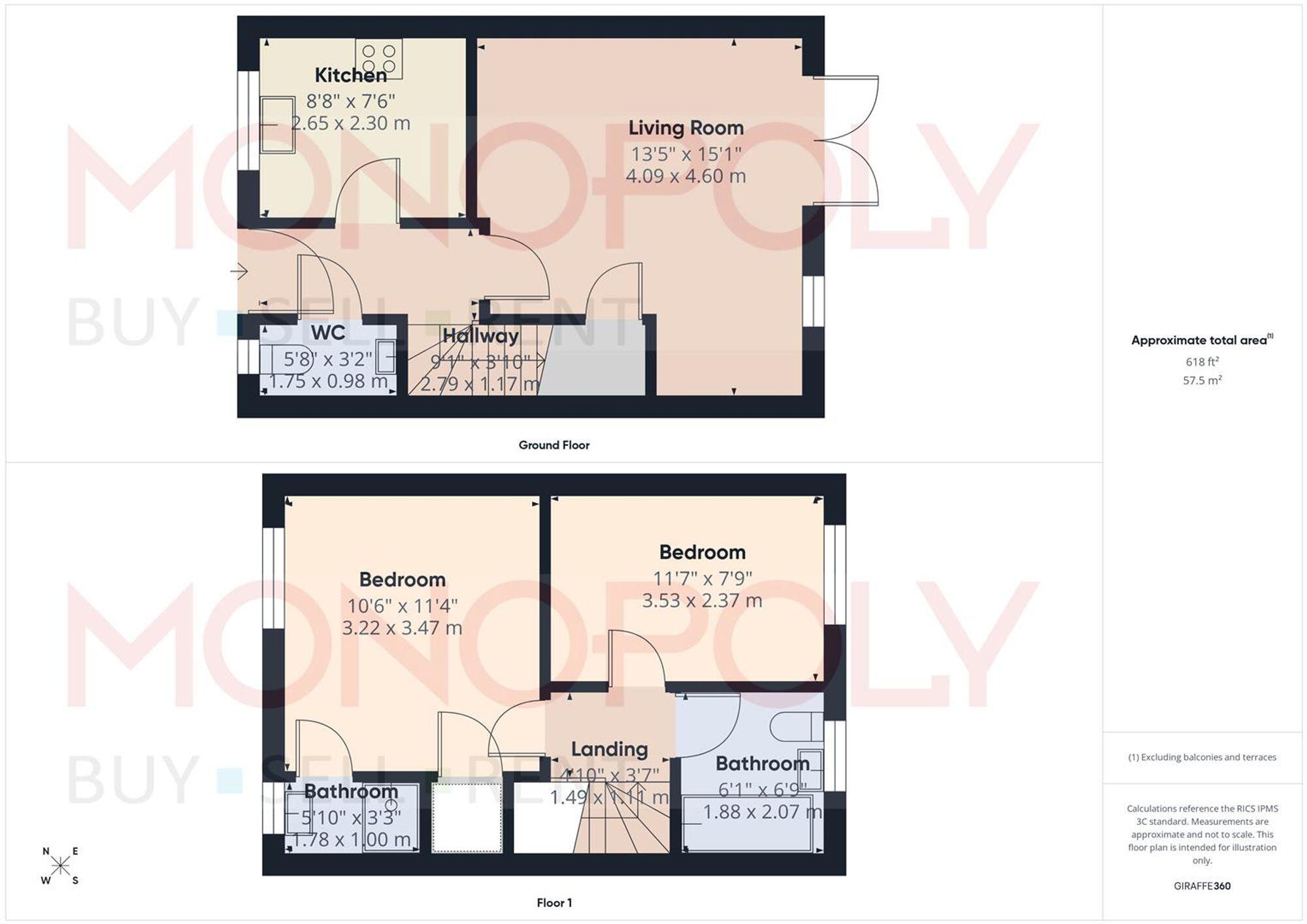 St. Johns Mews, Brymbo, LL11 floorplan