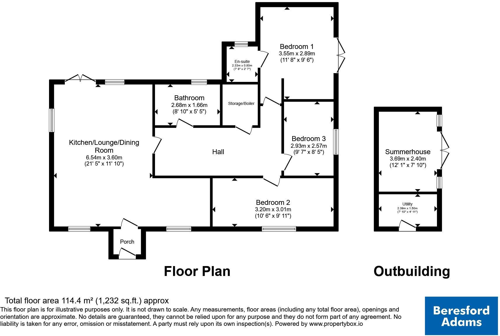 Beach Road, Morfa Bychan, Porthmadog, Gwynedd, LL49 floorplan