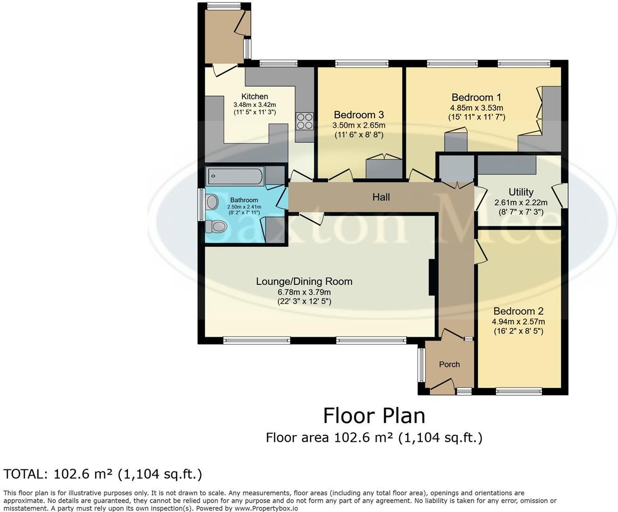 Moorcroft Road, Fulwood, Sheffield floorplan