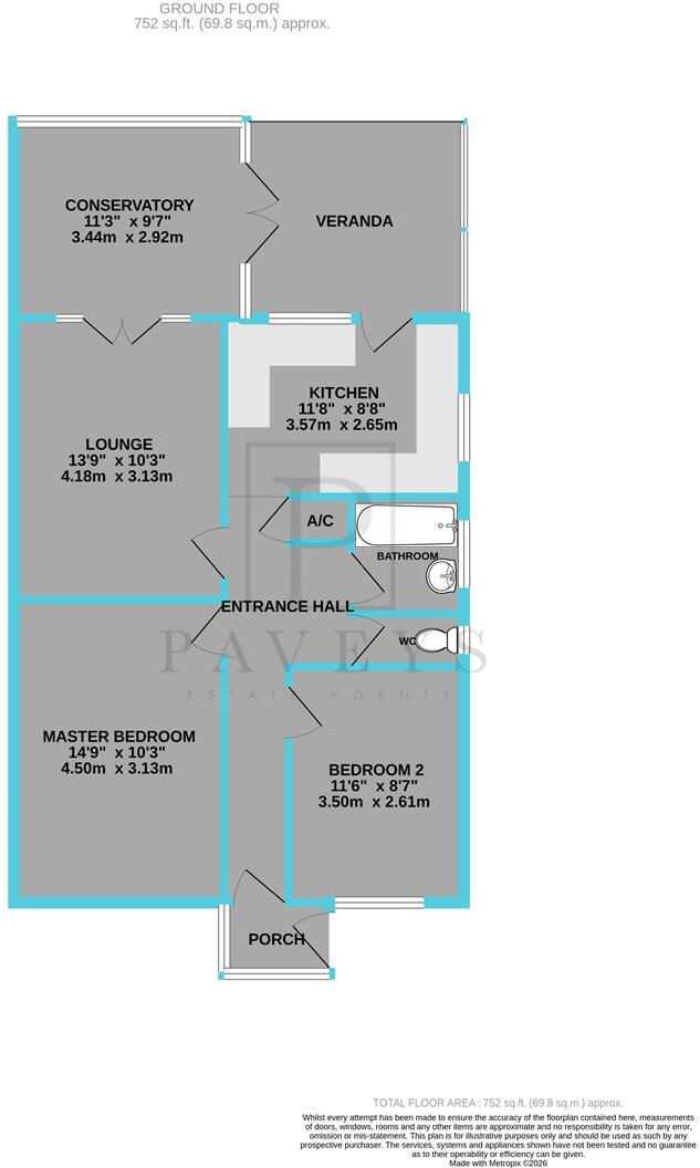 Fleetwood Avenue, Holland-On-Sea floorplan