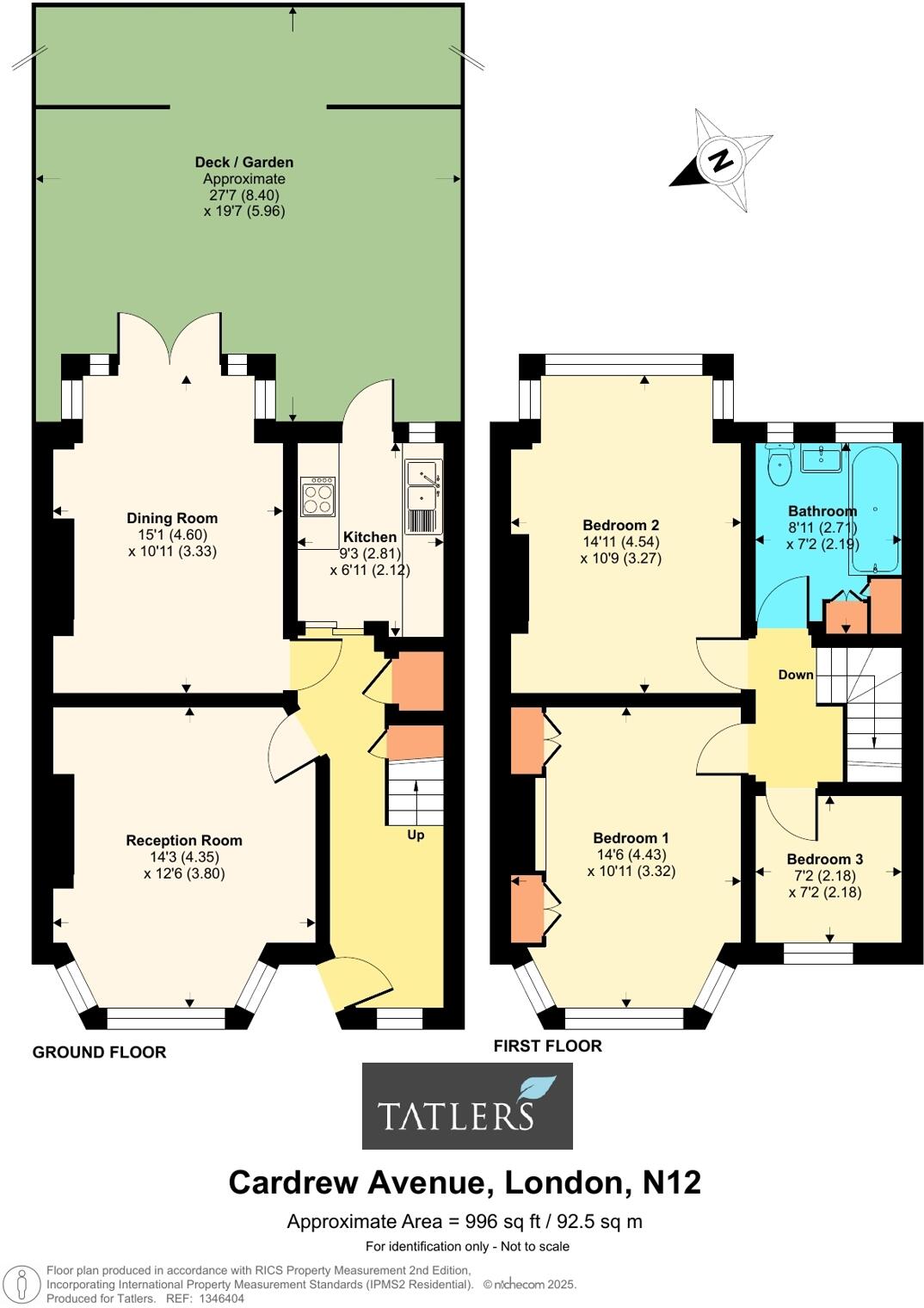 Cardrew Avenue, London, N12 floorplan