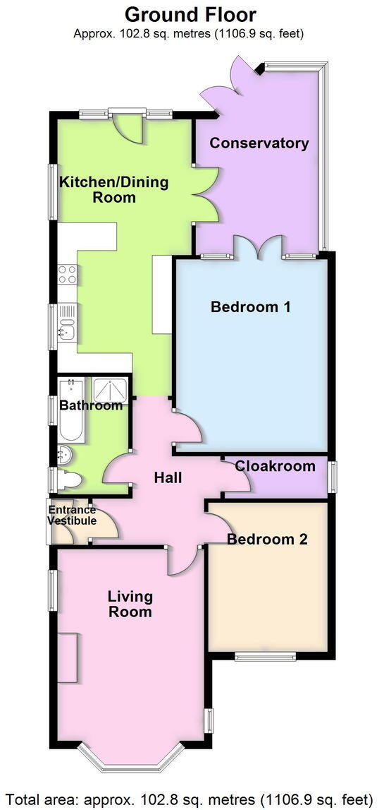 Preston New Road, Southport floorplan