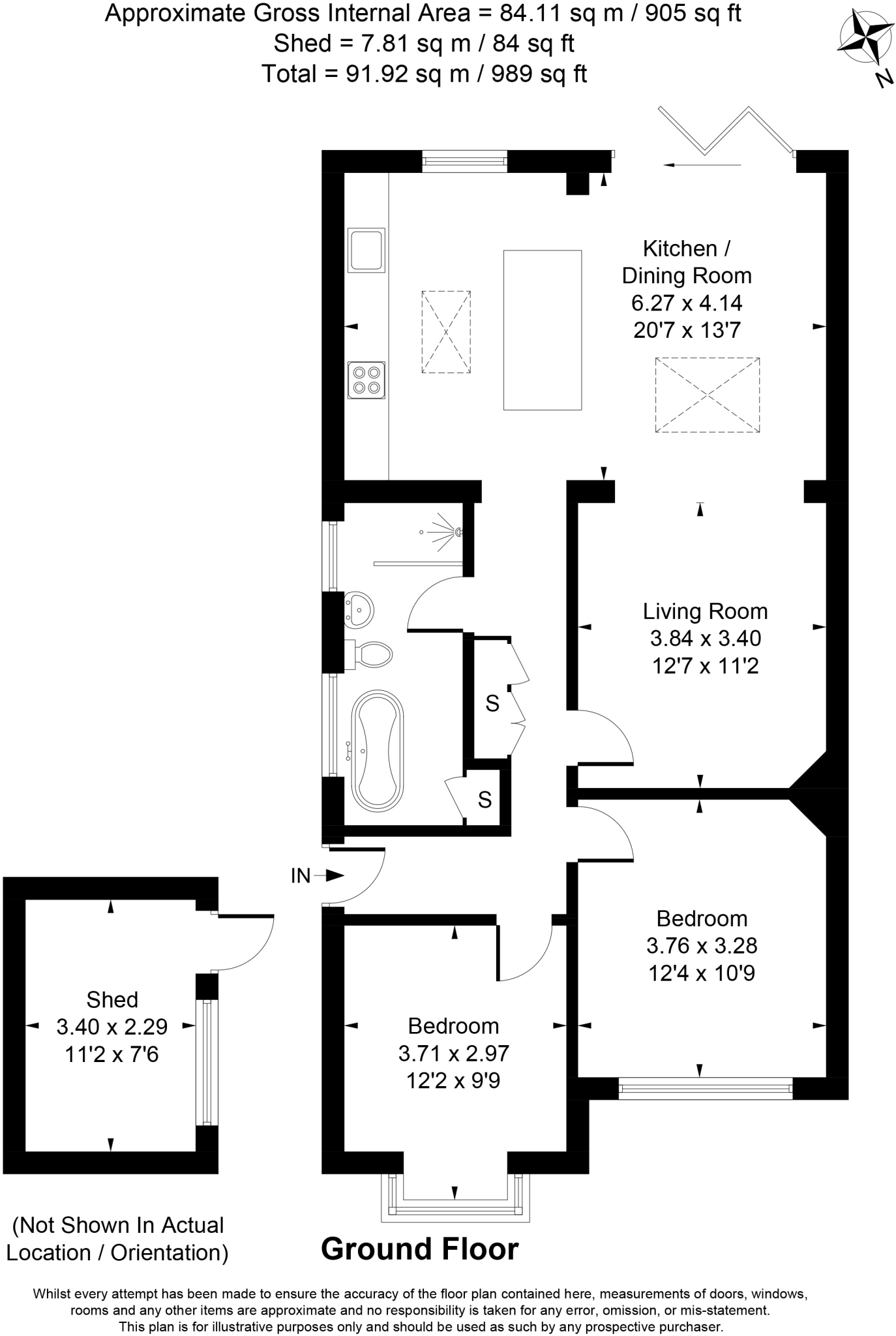 Feltham Hill Road, Ashford floorplan