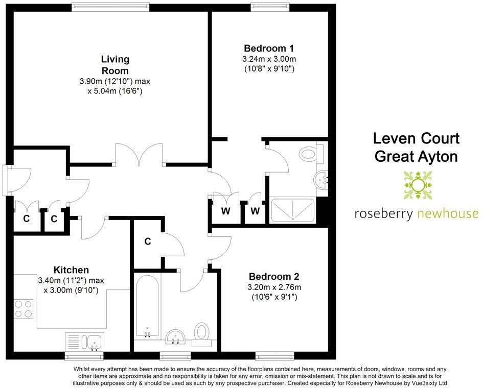 Leven Court, Great Ayton, Middlesbrough, North Yorkshire floorplan