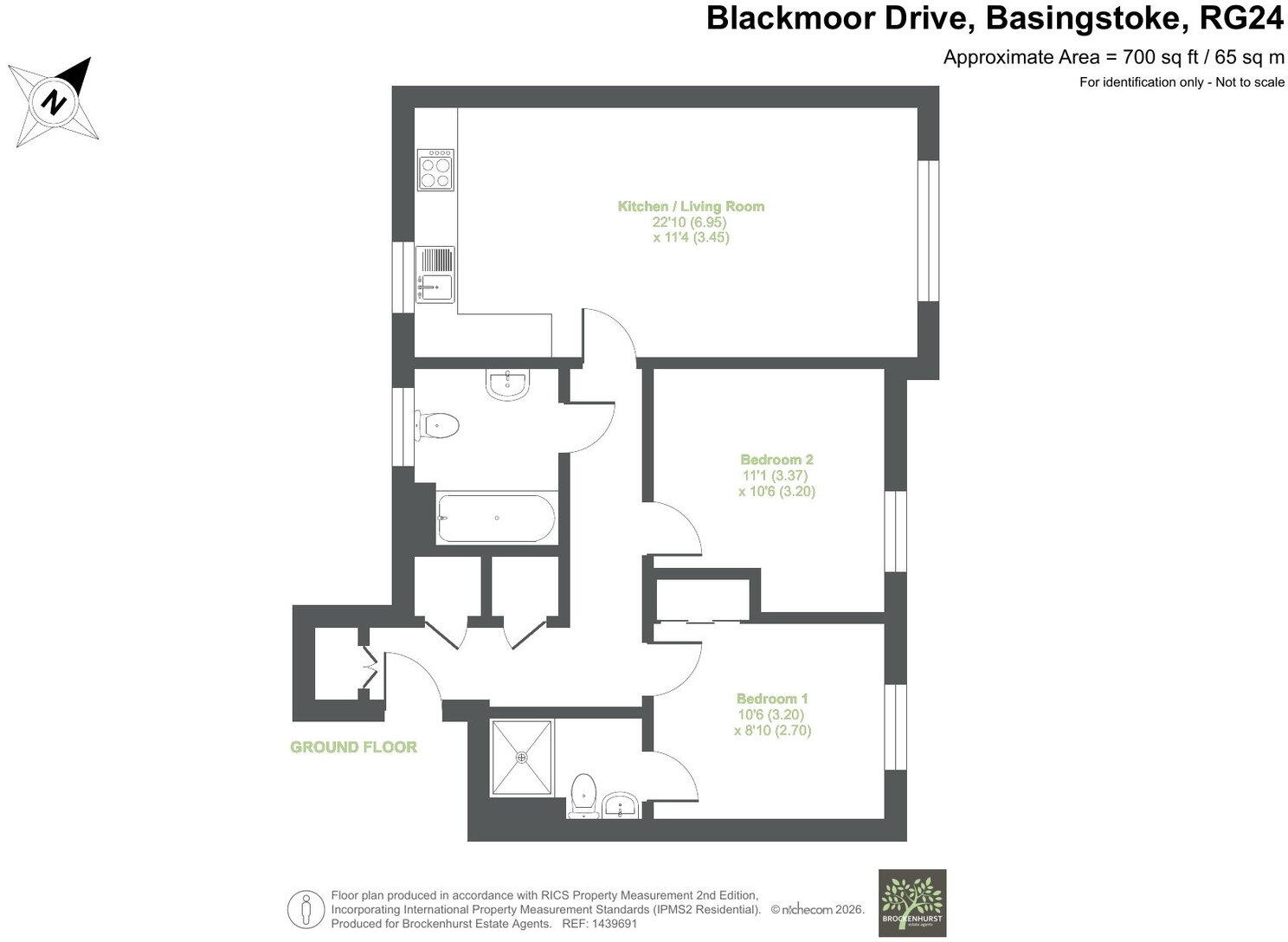 Bramshott House, Blackmoor Drive Basingstoke RG24 9QF floorplan