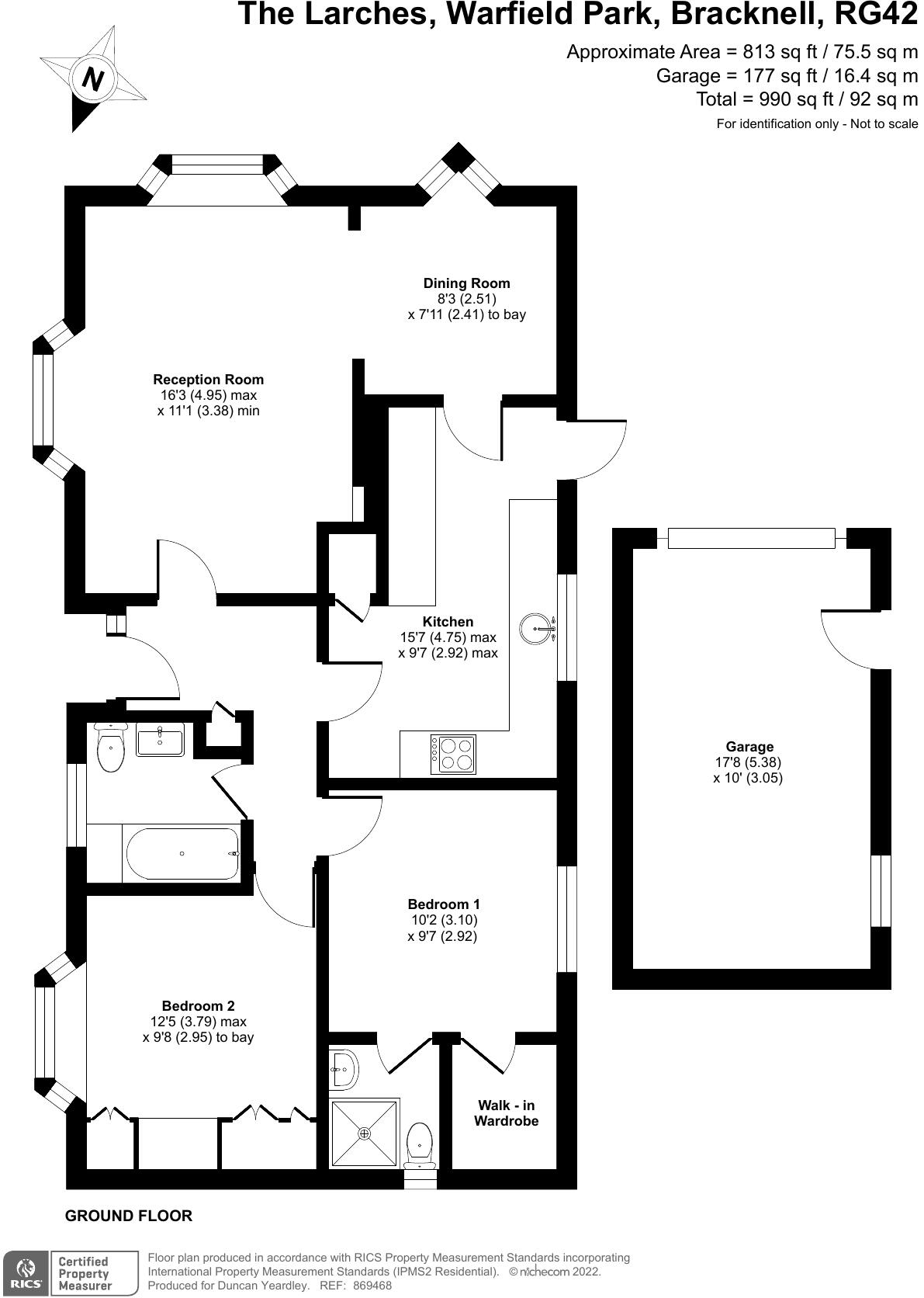 The Larches, Warfield Park, Bracknell, Berkshire, RG42 floorplan