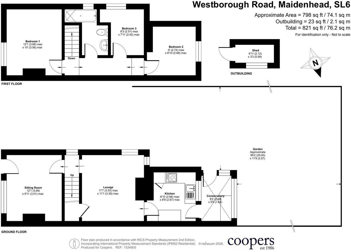 Westborough Road, Boyn Hill, Maidenhead, SL6 floorplan