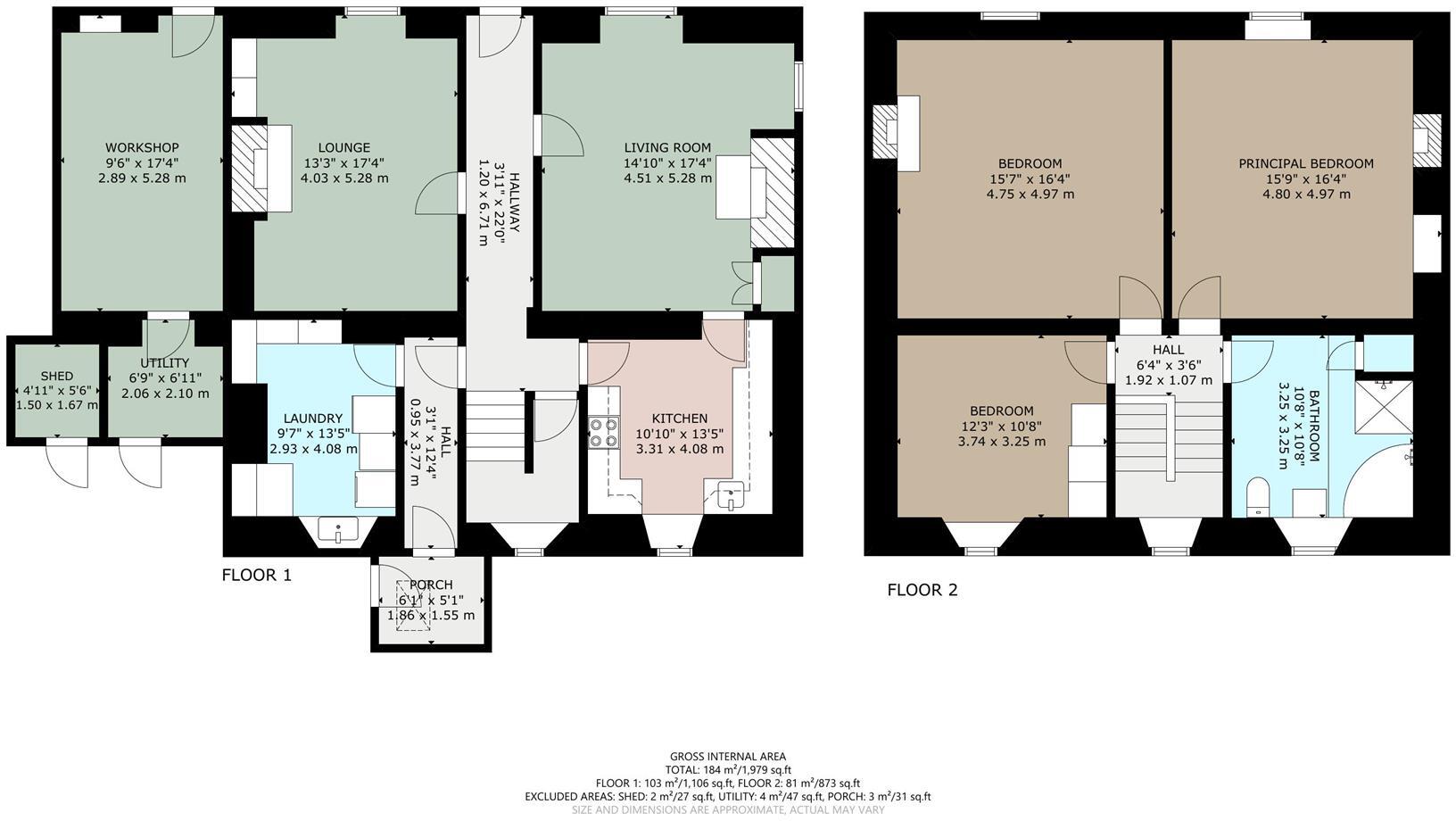 Clifton, Penrith floorplan