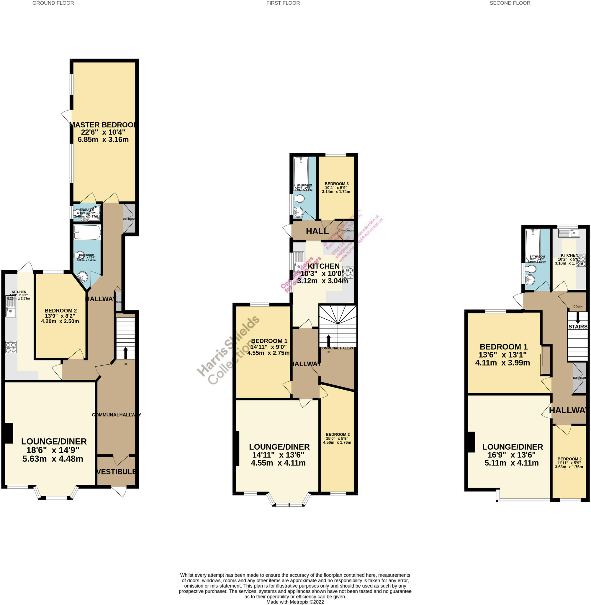 Avenue Victoria, Scarborough, North Yorkshire, YO11 floorplan