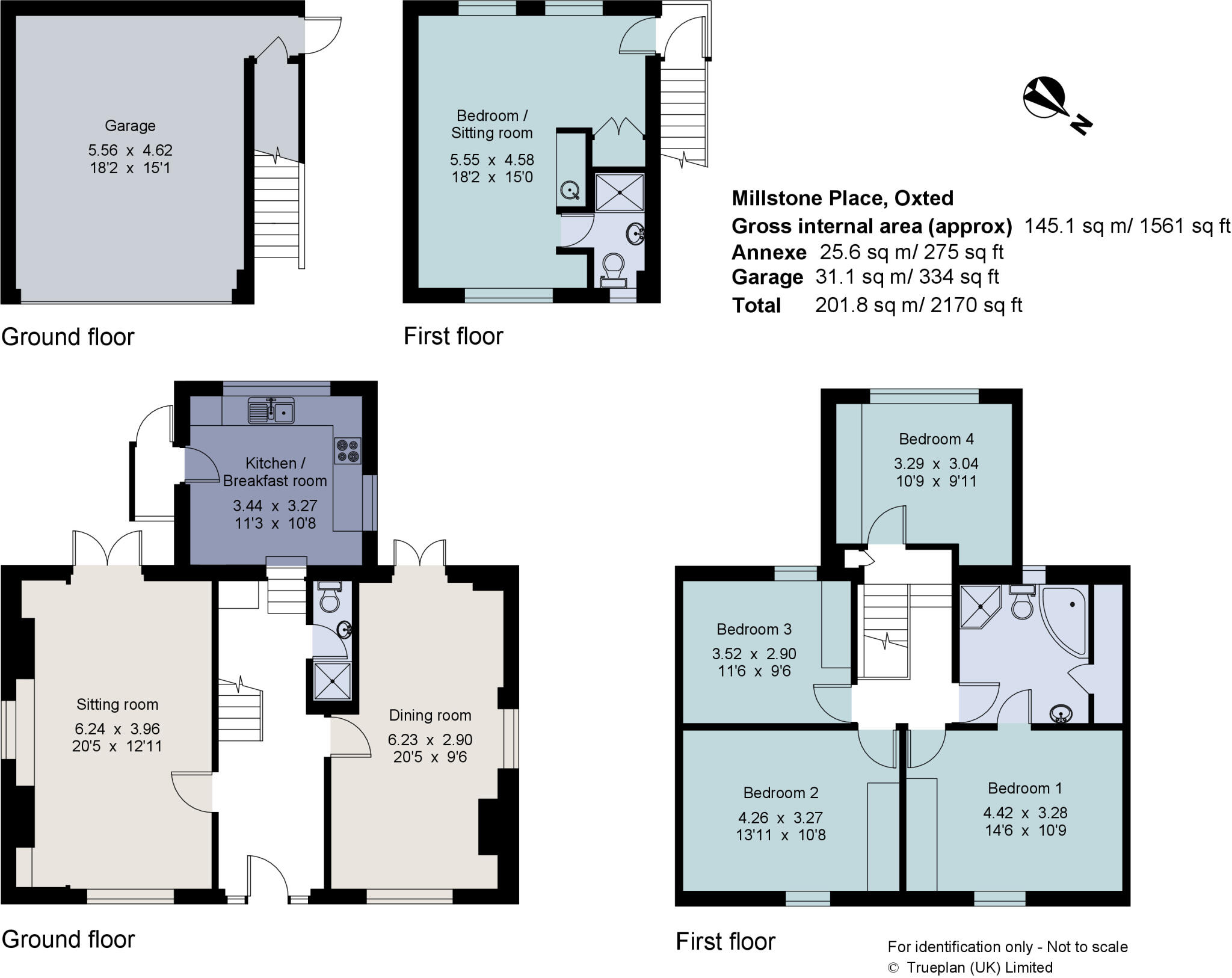 Hurst Green Road, Oxted, Surrey, RH8 floorplan