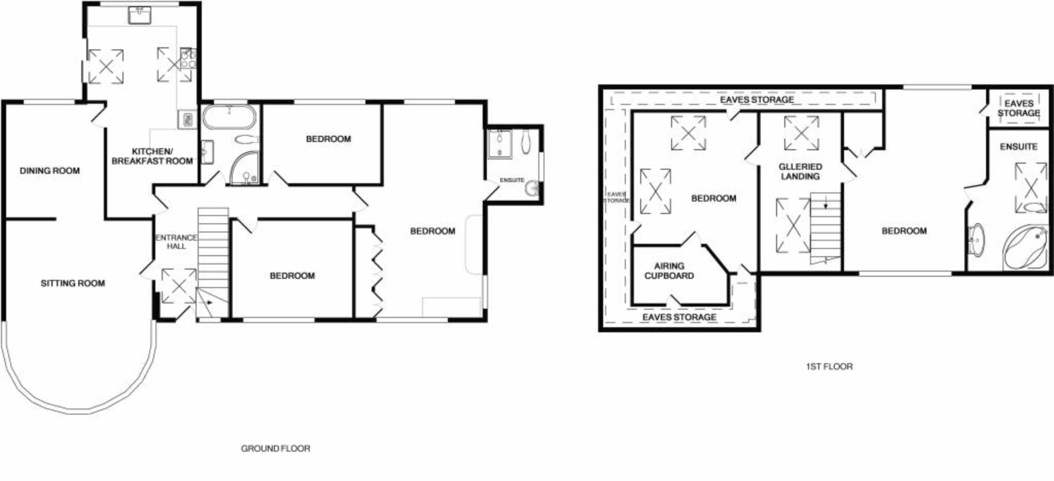 Warren Lane, Friston, East Sussex floorplan