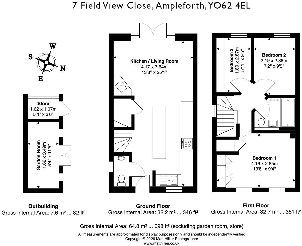 Field View Close, Ampleforth, York floorplan