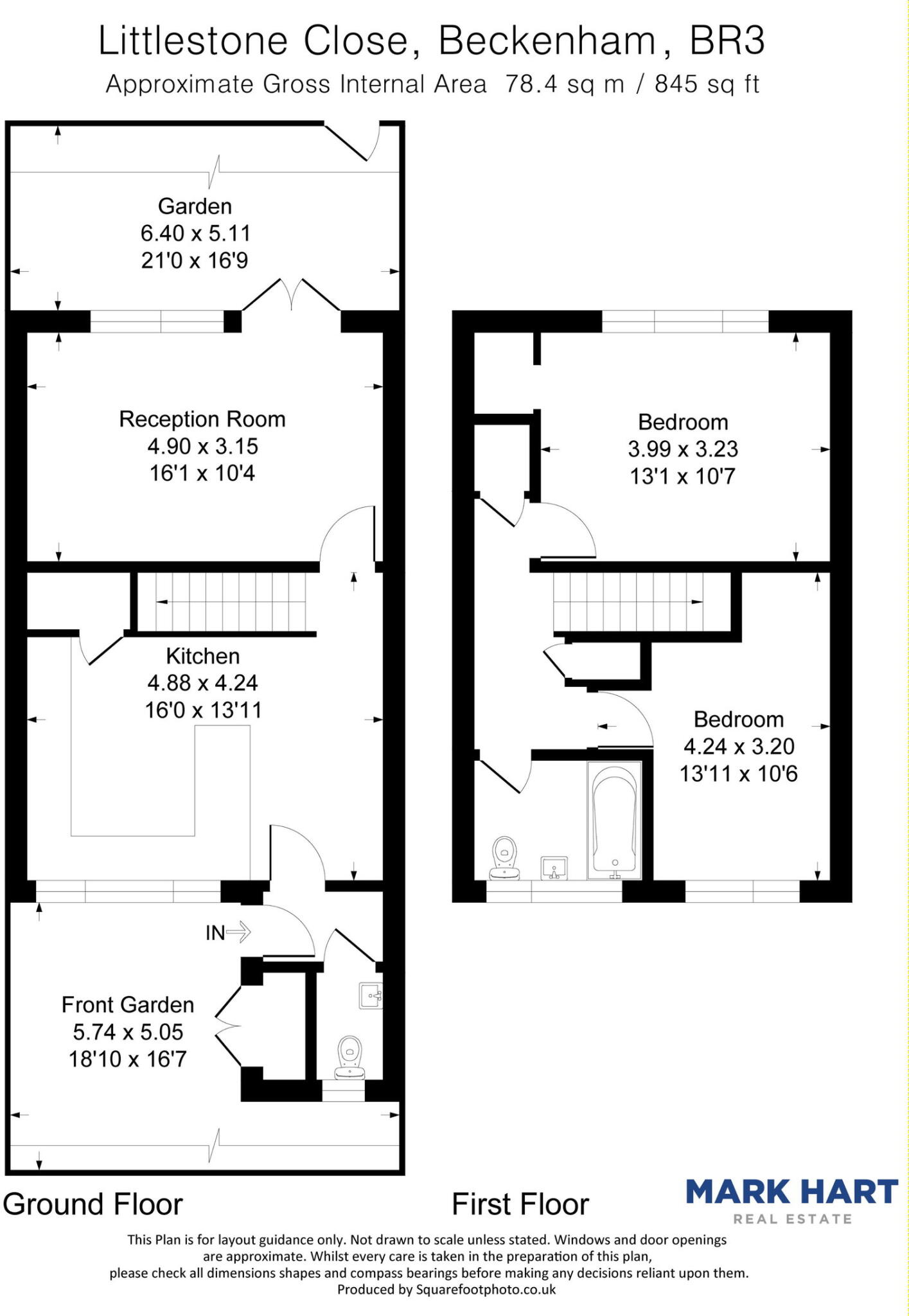 Littlestone Close, Beckenham, BR3 1UE floorplan