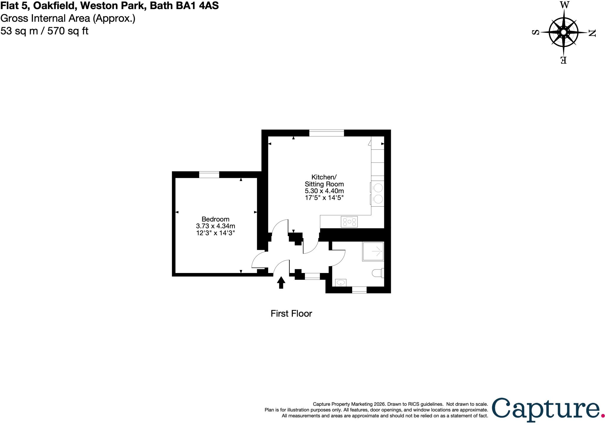 Oakfield House, Weston Park, Bath, BA1 floorplan