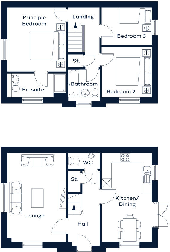 Glan Llyn, Tredegar floorplan