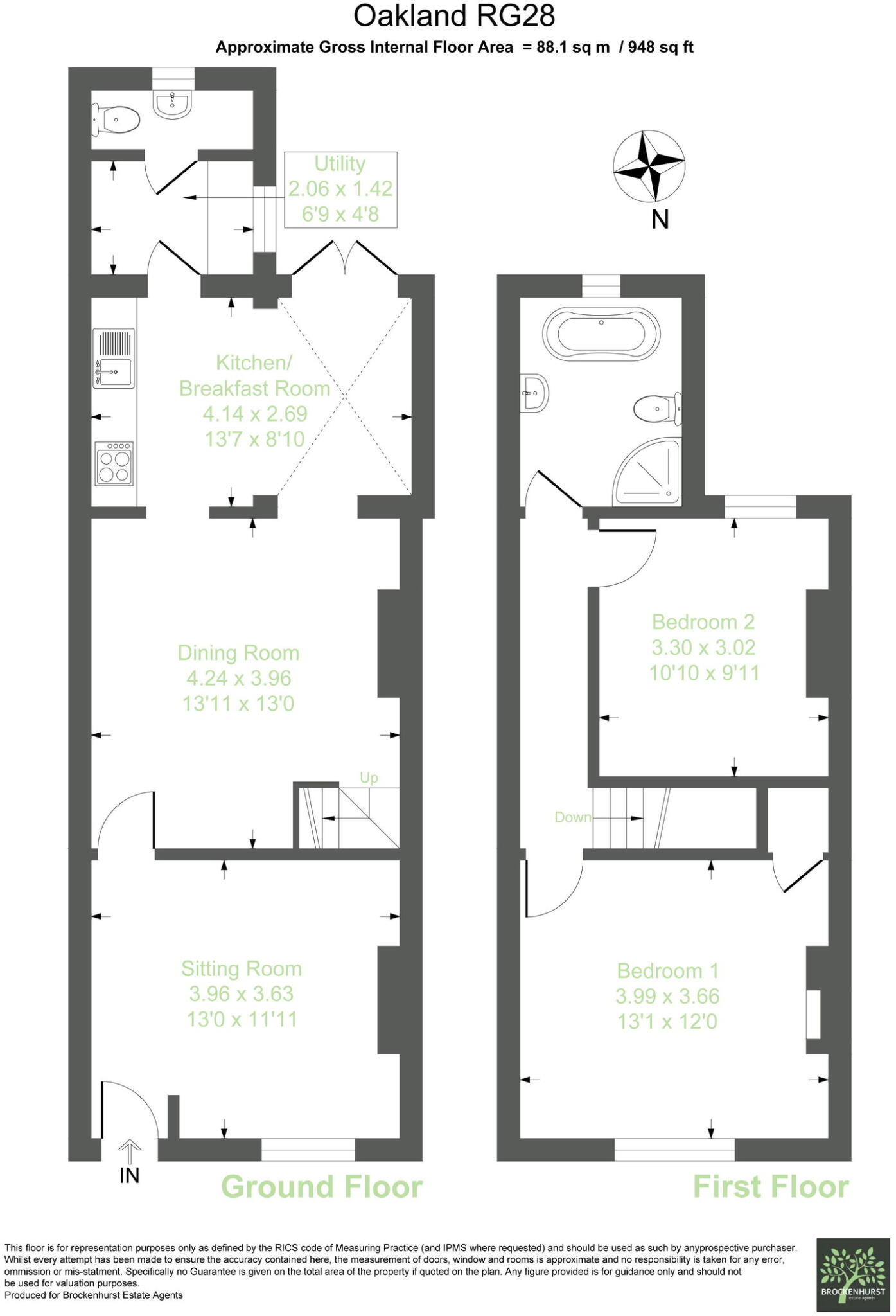 Oakland Road, Whitchurch, RG28 7HB floorplan