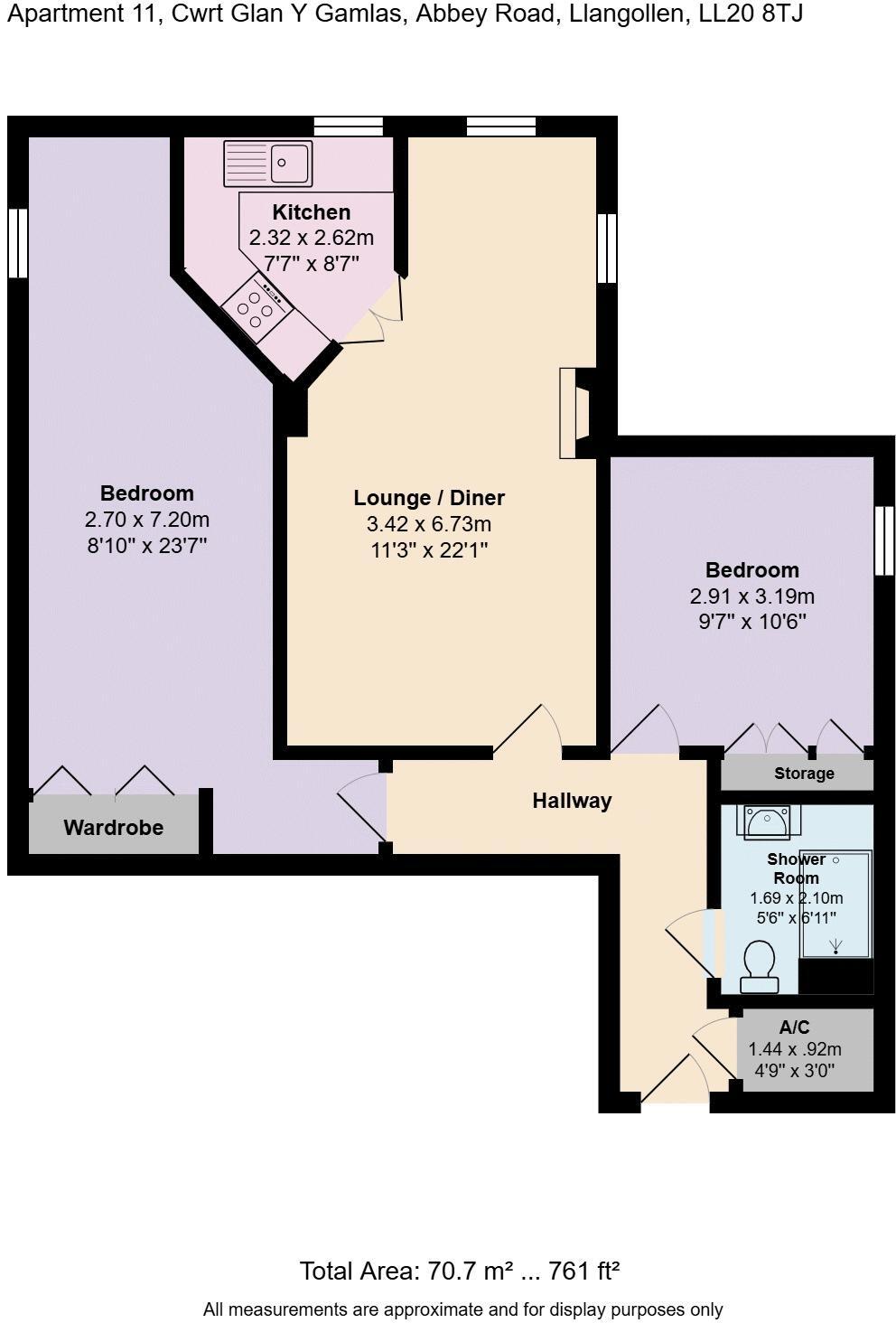 Abbey Road, Llangollen floorplan
