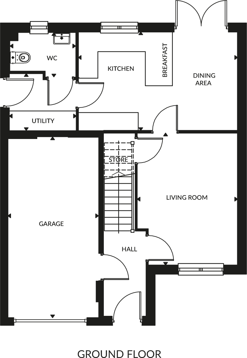 RICHARD SYNGE WAY,
Craibstone,
Bucksburn,
Aberdeen,
AB21 floorplan
