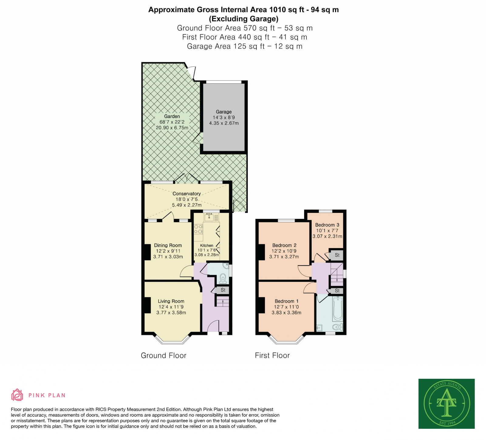 Lynmouth Avenue, Bush Hill Park, Enfield, EN1 floorplan