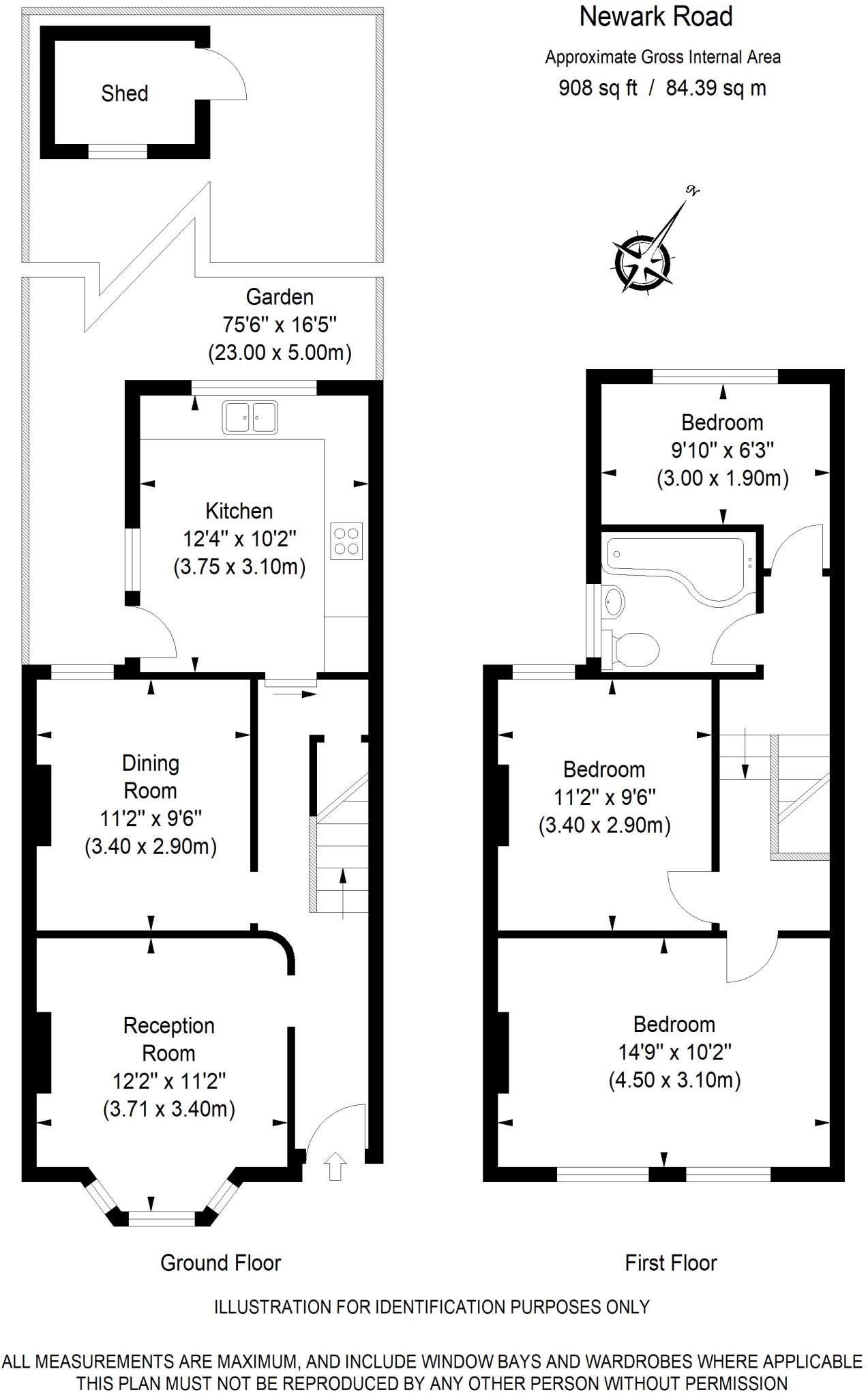 Newark Road, South Croydon floorplan