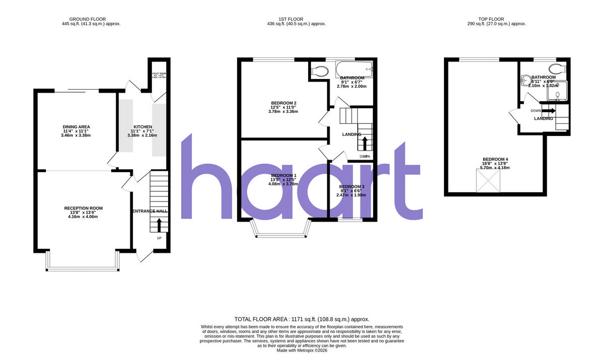 Hunter Road, THORNTON HEATH floorplan