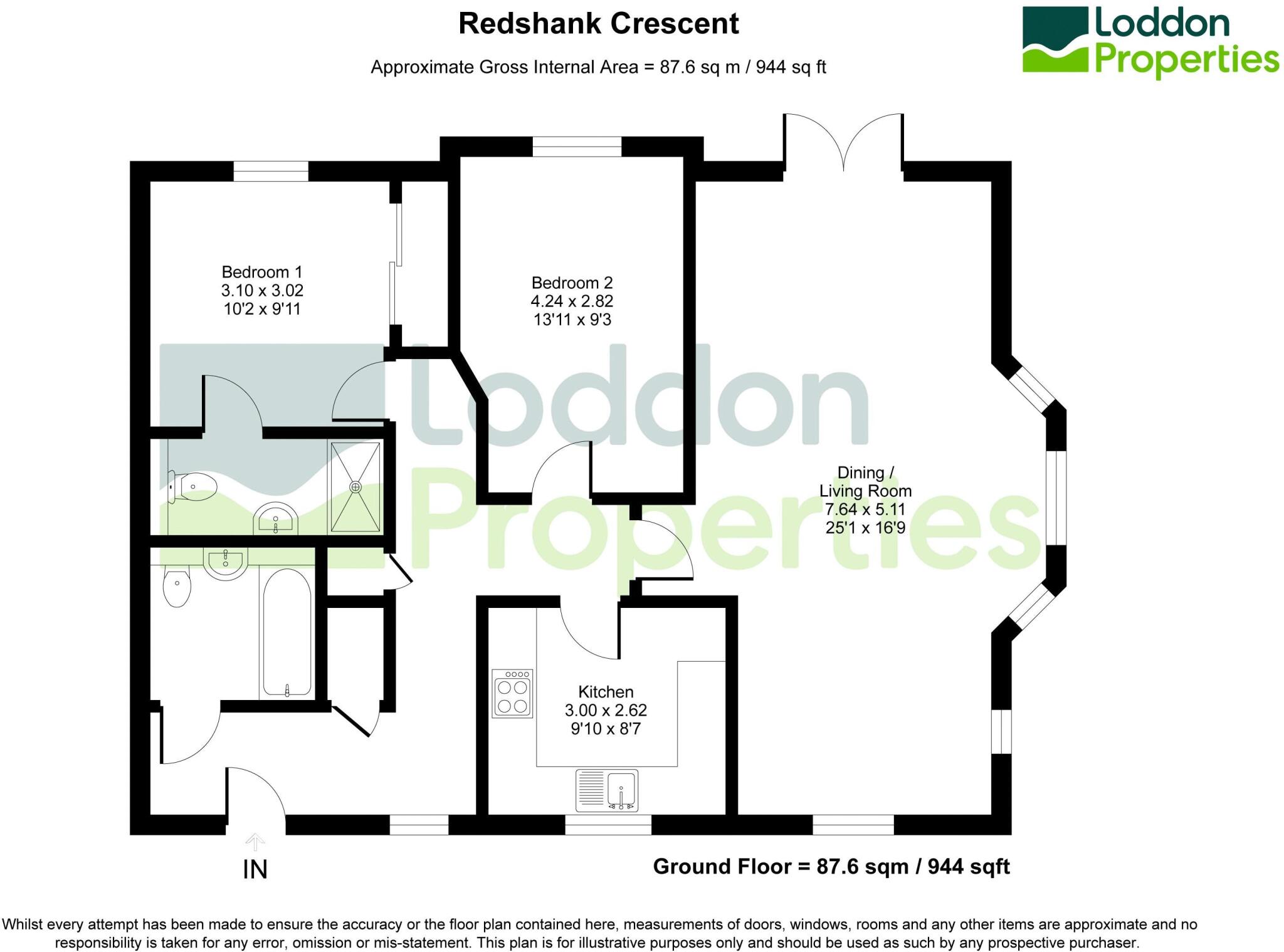 Redshank Crescent, Chineham, Basingstoke floorplan