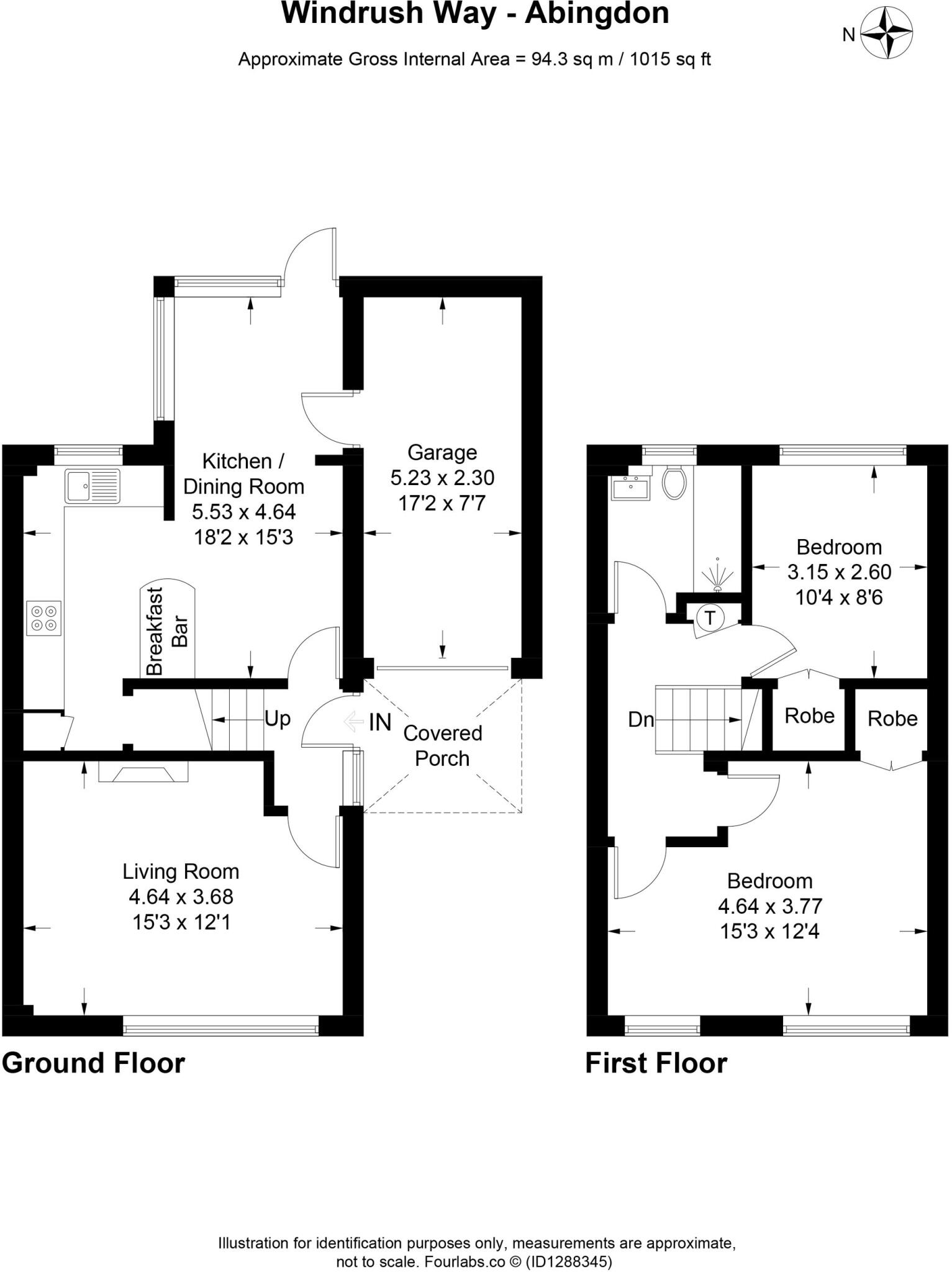Windrush Way, Abingdon, OX14 floorplan