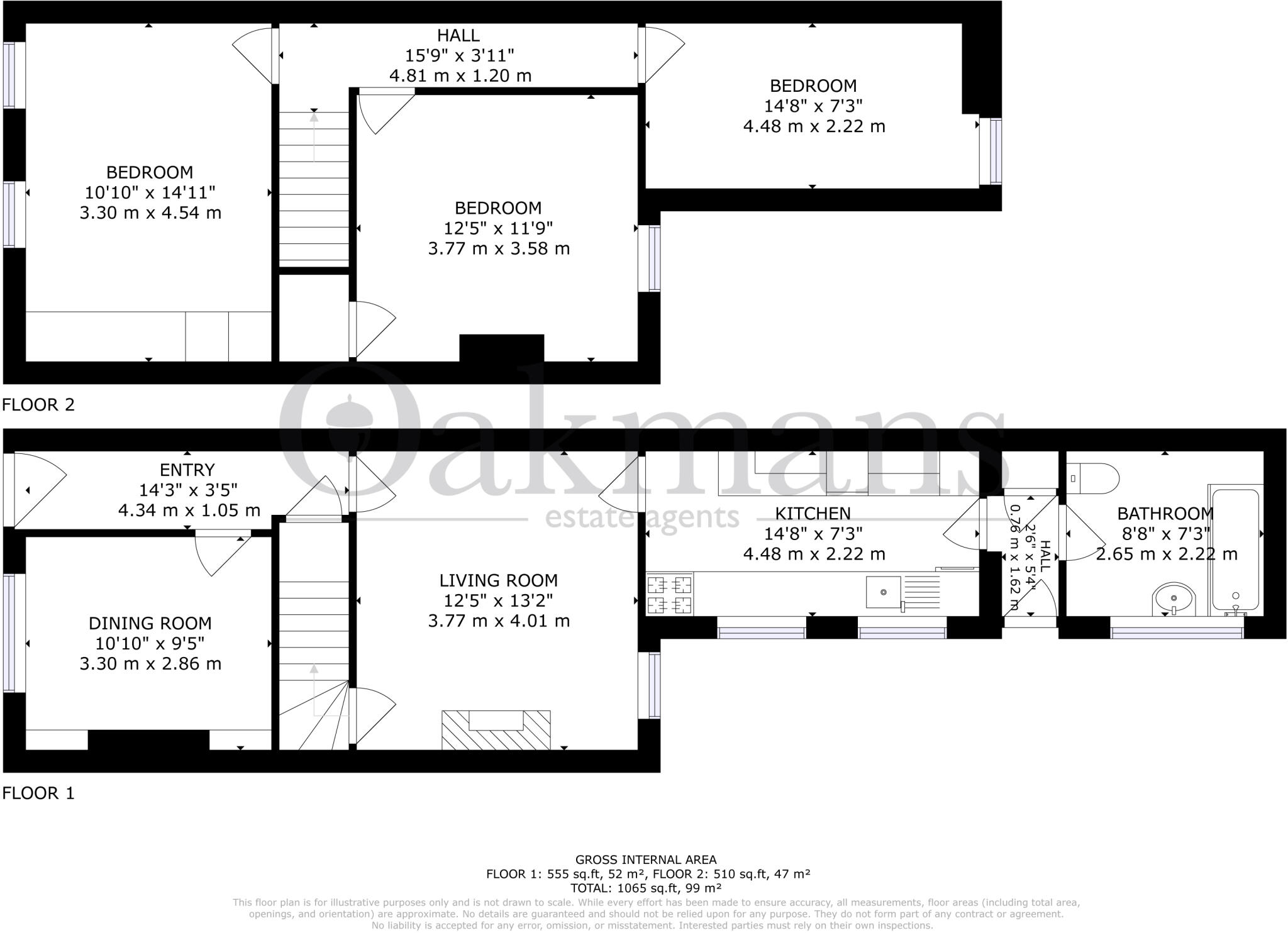 Tiverton Road, Birmingham, B29 floorplan